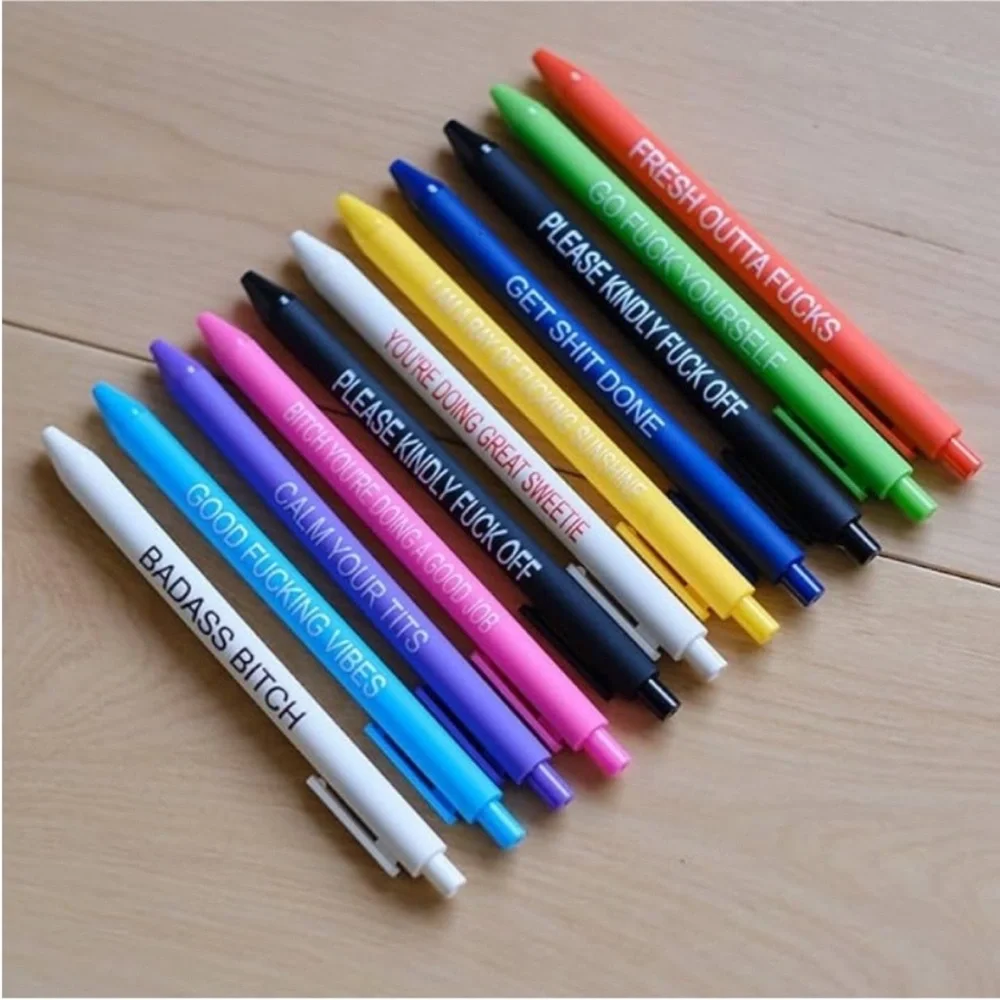 11 Cuss pens for all of your lovely moods 🤬🤣😜 11 pens - Picture 6 of 7